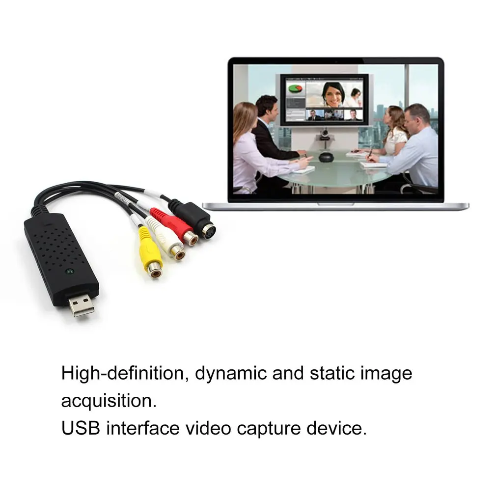 2021 VHS к цифровому преобразователю USB 2 0 видео преобразователь 4-канальный аудио