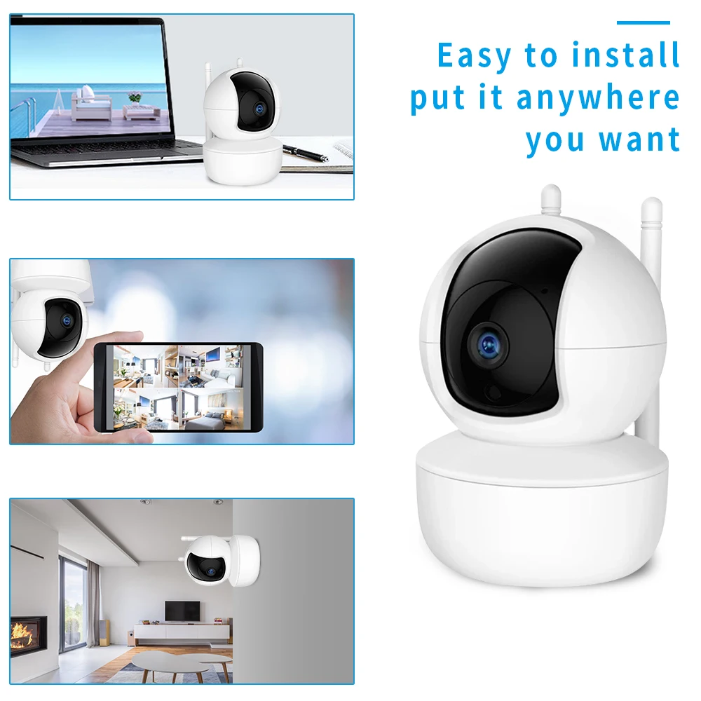 720P IP камера безопасности 1MP WiFi Беспроводная CCTV наблюдения ИК Ночное Видение P2P