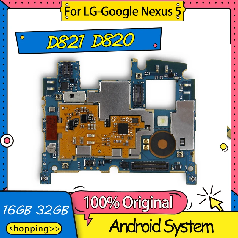 Полнофункциональная материнская плата для LG Nexus 5 D821 D820 сменная с системой