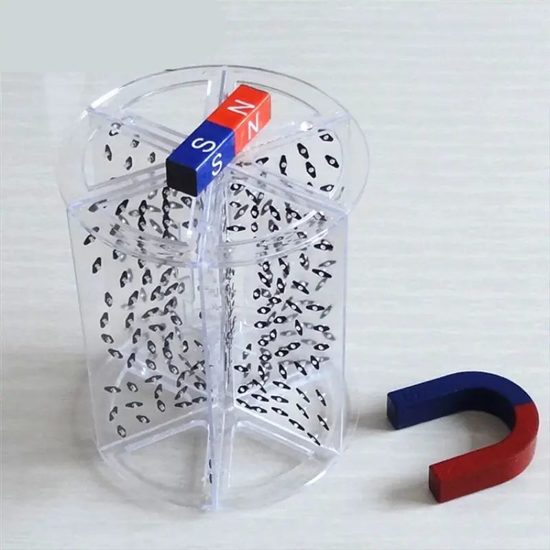 

New Stereoscopic Magnetic Induction Line Permanent Magnet Demonstrator Electromagnetic Field Physics Experimental Equipment