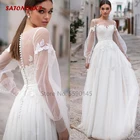 Женское свадебное платье It's yiiya, Белое Облегающее платье с кружевной аппликацией на пуговицах на лето 2019