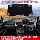 Для Toyota Alphard Vellfire 30 AH30 2015  2020, коврики для приборной панели, аксессуары для стайлинга автомобиля, накладка на приборную панель, ковер, Солнцезащитный ковер