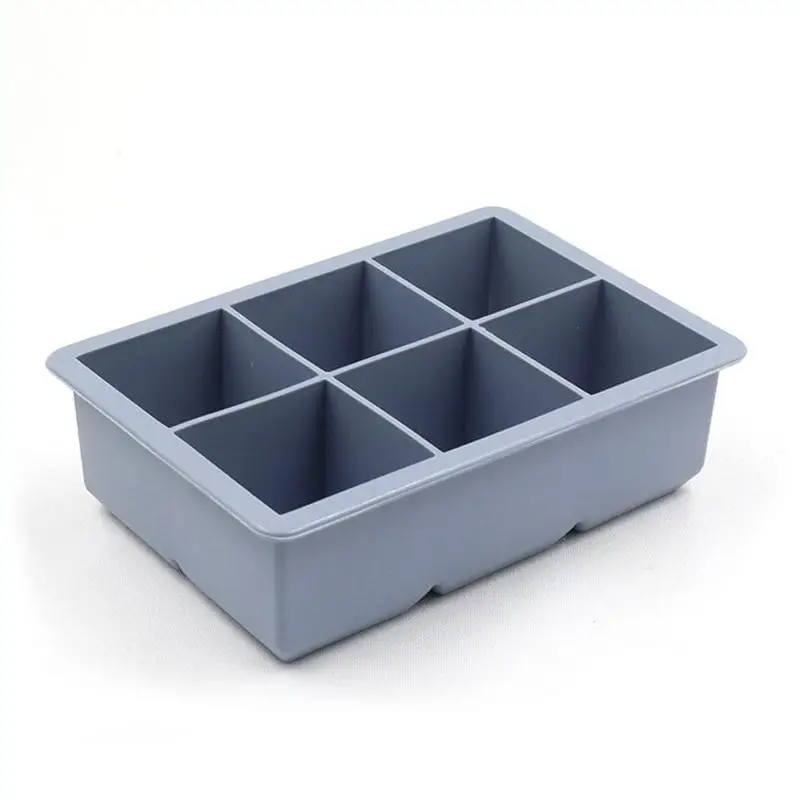 

8-Cavity/6 Squares Cake Mold Chocolate Rectangle Silicone Baking Mould Cube Ice Soap Giant Silicone Ice Cube Mold silicone mold