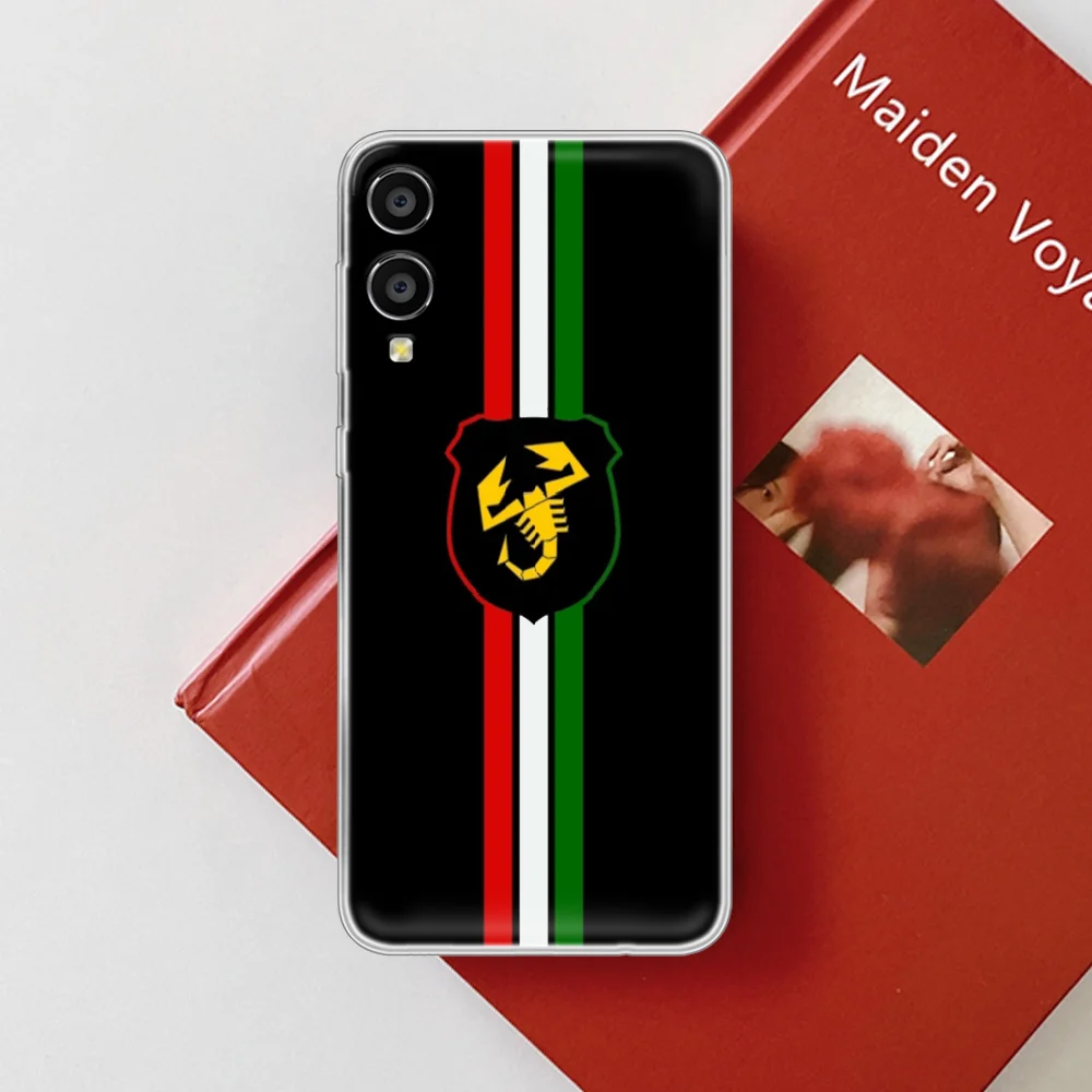 

Karl Abarth Sport Car Logo Phone Case Hull For HUAWEI Honor Nova V 5 7 8 9 10 20 30 C A X Lite Pro transparent Prime Pretty Etui