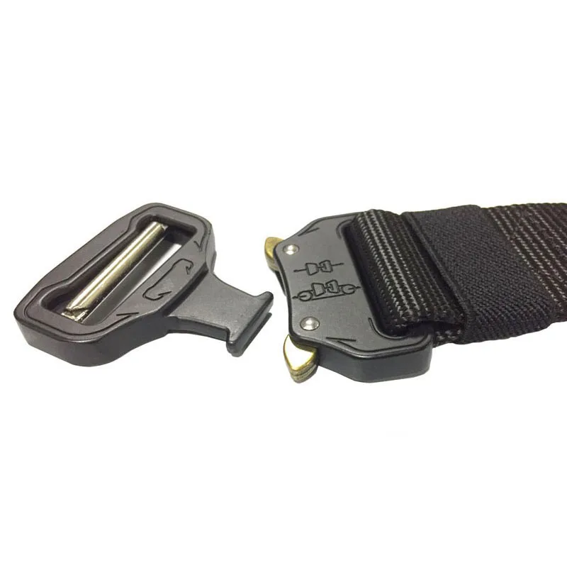 Военный тактический армейский сверхмощный нейлоновый ремень с металлической