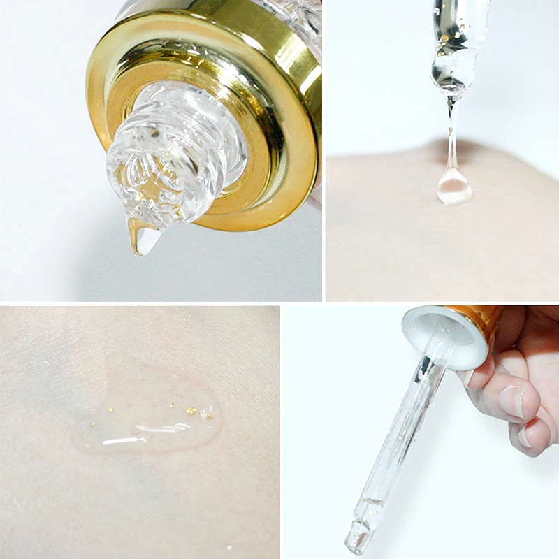 Сыворотка для лица с гиалуроновой кислотой и омолаживающим золотом ZELIGHT 24 K