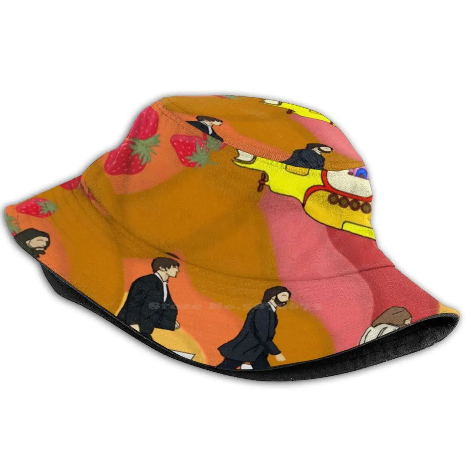 

Mix Unisex Summer Outdoor Sunscreen Hat Cap Strawberry Fields