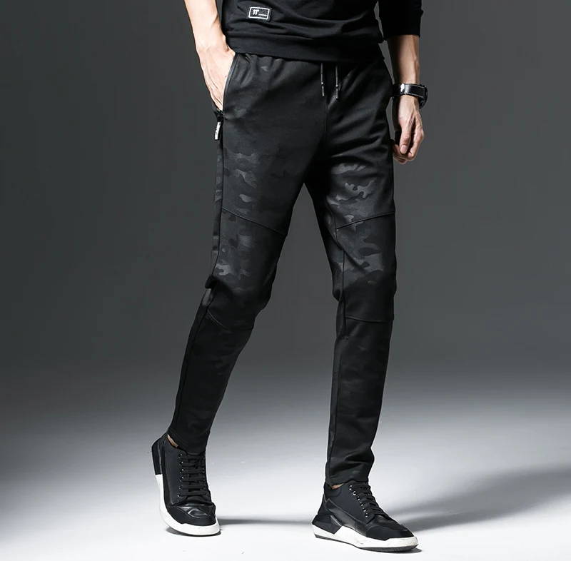 Осенние мужские спортивные штаны тонкие повседневные 2019s льняные модные Pantaloni