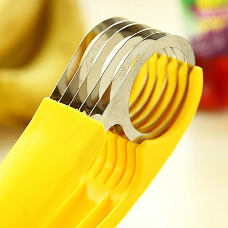 Home Kitchen Tool Vegetable Peeler Salad Slice Stainless Steel Banana Cutter Chopper Fruit Cucumber Knife C1022 a | Дом и сад