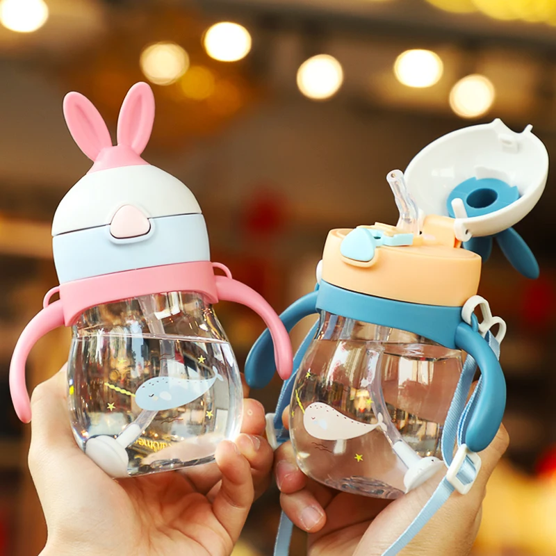 360 градусов можно пить для обучения питью чашка с двойной ручкой флип крышкой