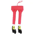 Рождественские плюшевые ноги эльфов, набивные ножки волшебника с обувкой, подвеска для рождественской елки, подвесное украшение, красочное декоративное украшение для дома