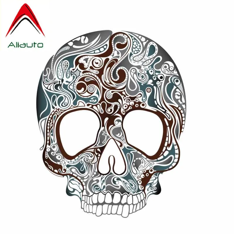Aliauto креативные автомобильные стикеры сахарный череп забавные аксессуары