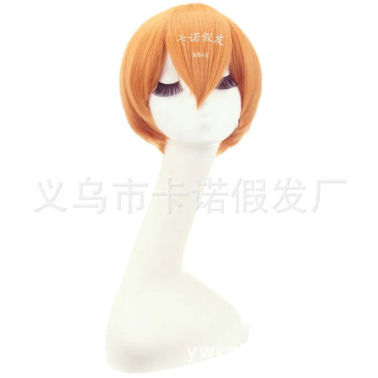Новое поступление высокое качество аниме Cos шляпа парик LoveLive Rin Hoshizora оранжевый