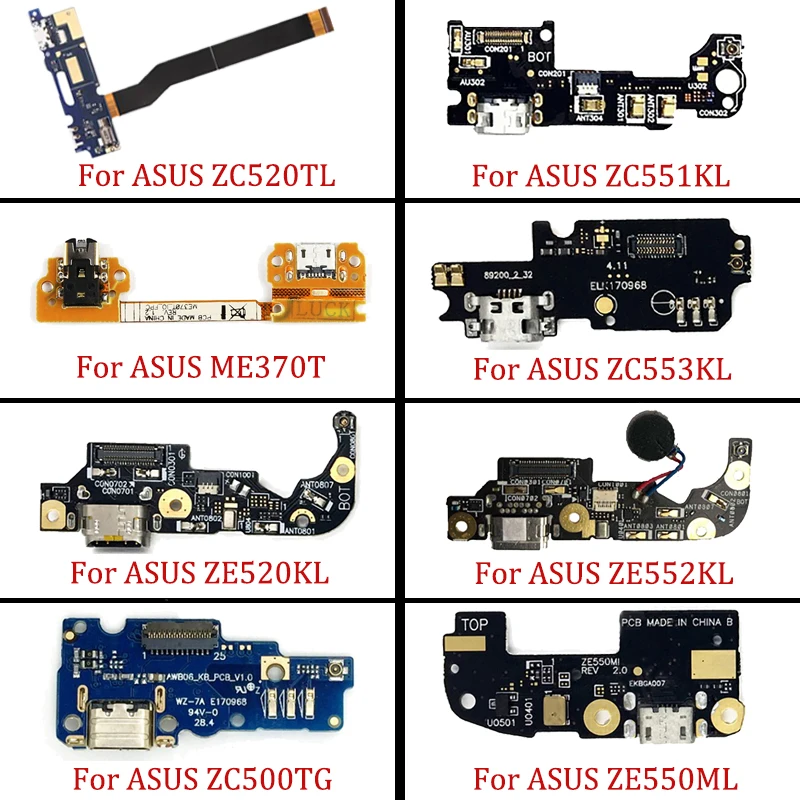 USB зарядный порт для ASUS ME370T ZC520TL ZC551KL ZC553KL ZE520KL ZE552KL ZC500TG ZE550ML|Шлейфы мобильных