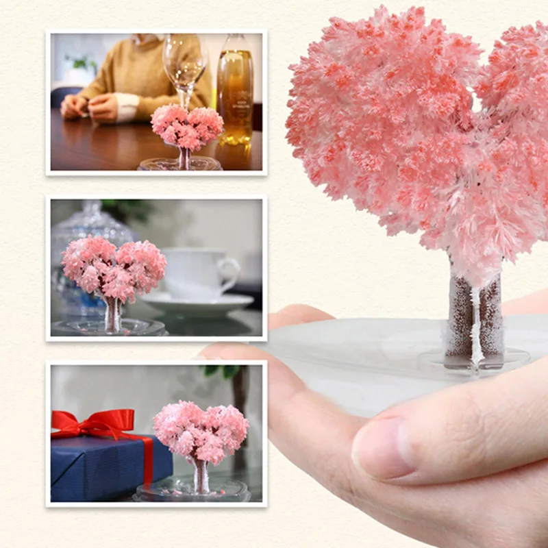 Удивительные Волшебные хрустальные мистические деревья Цветущая бумажная елка