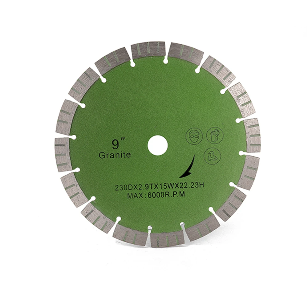 Дисковые дисковые алмазные лезвия DB40 для резки камня 9 дюймов d230мм горячий пресс