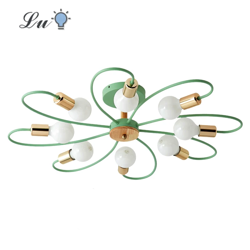 Современный светодиодный подвесной светильник в скандинавском стиле Круглый