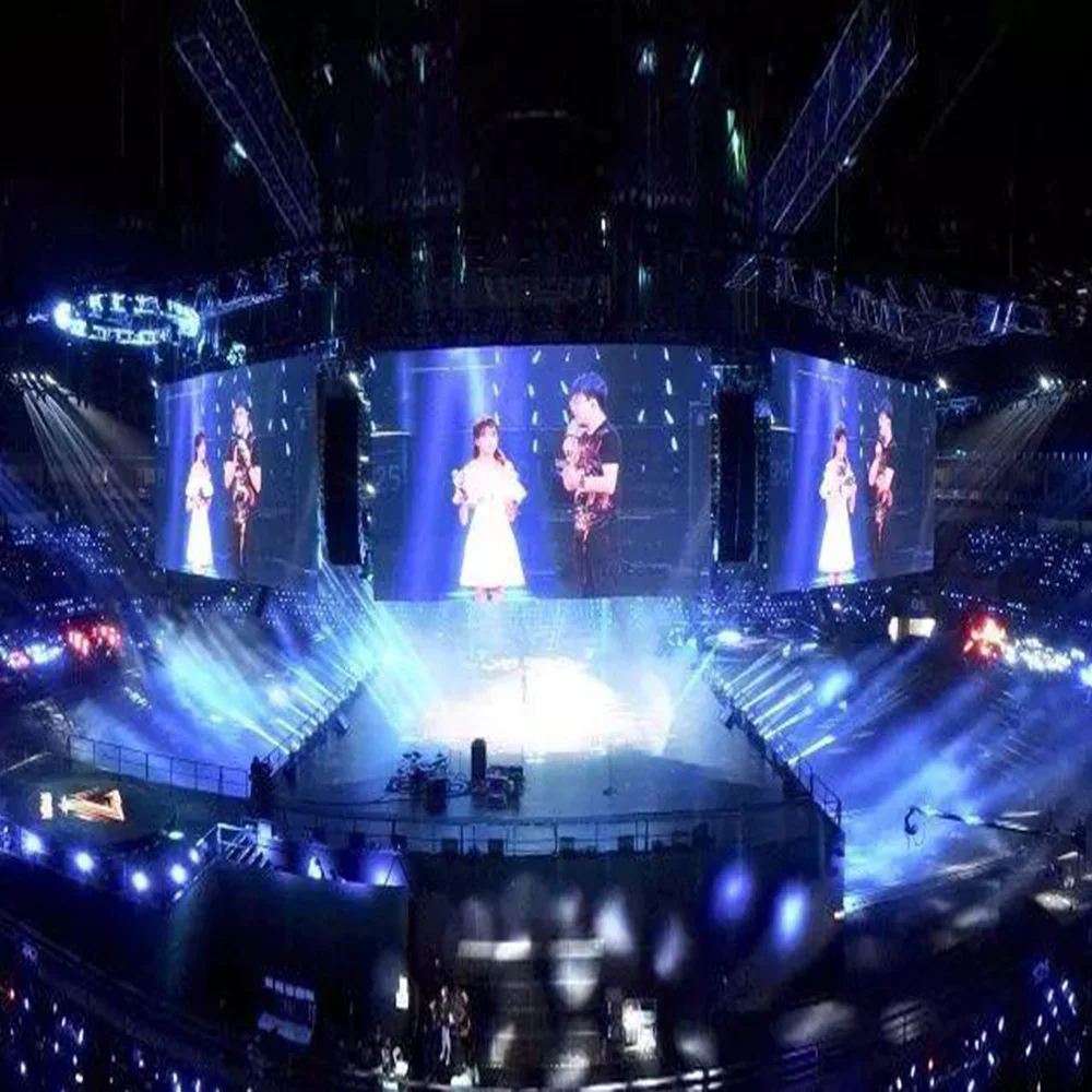 Goede Grote Indoor Stadion Display Screen Panel 500X1000Mm Grootte 104X208 Pixels P4.81 Full Color Led Display Case Gemaakt In Shenzhen