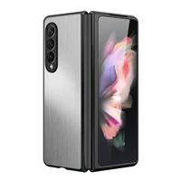 Luxury Stainless Steel Case For Samsung Galaxy Z Fold 4 3  2 5G Case Shockproof Soft Bumper Metal Case Galaxy Z Fold 3 2 Cover