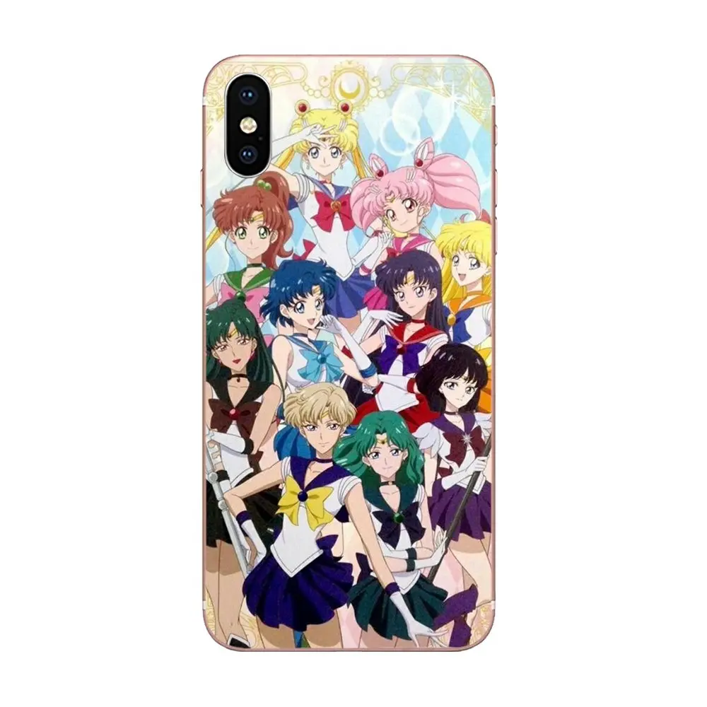 Мягкие чехлы для huawei Honor mate 7 7A 8 9 10 20 V8 V9 V10 G Lite Play Mini Pro P Smart Sailor Moon Fashion | Мобильные