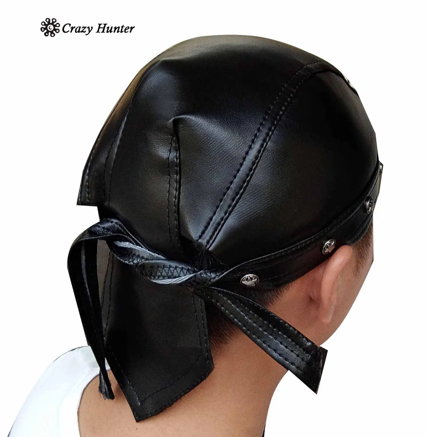 Стильная Байкерская кепка со звездами и шипами бандана Du Do Doo |