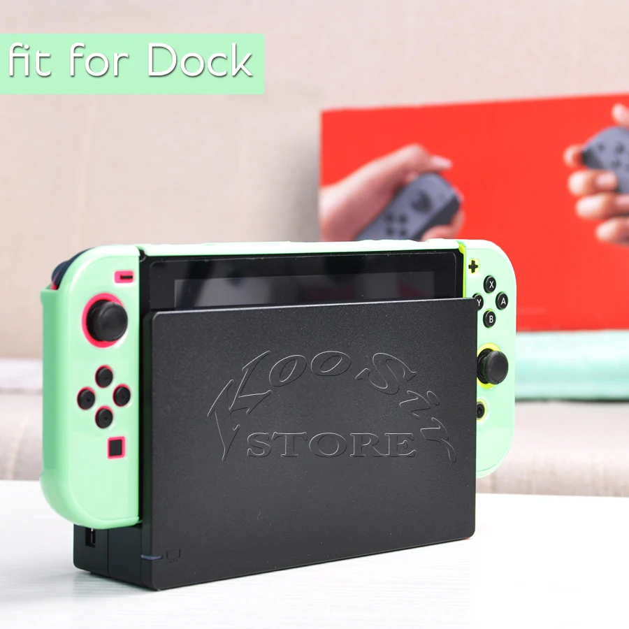 Оригинальный цветной милый чехол для консоли Nintendo Switch Joycon игровых аксессуаров