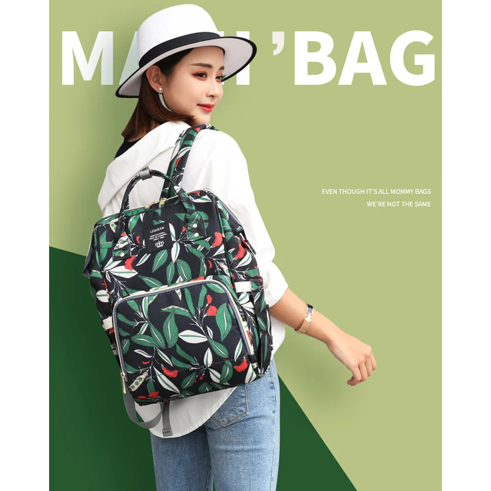 

Вместительная сумка для мам, многофункциональный рюкзак из ткани Оксфорд для матери и ребенка, водонепроницаемый рюкзак