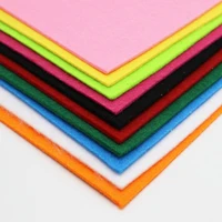 10pcs 2mm thickness mix color polyester cloth non woven felt for diy sewing dolls crafts pattern materials home decorations