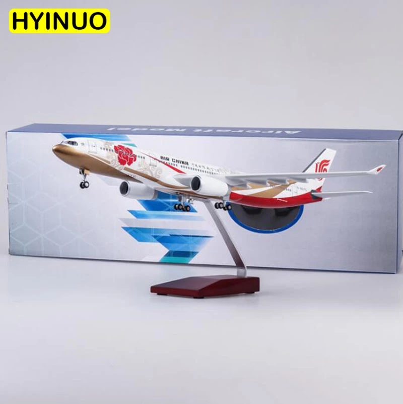 47 см 1:135 весы 330 A330 модель AIR China авиакомпаний дыхательных путей W Основание колеса