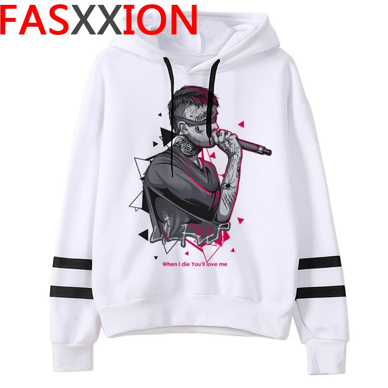 

Lil Peep hoodies men Ulzzang printed Oversized anime men hoody pullover y2k aesthetic hip hop