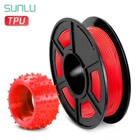 sunlu tpu flexible filament for 3d printer 1 75 mm 3d non toxic tpu flexible consumable for print children toy and shoes