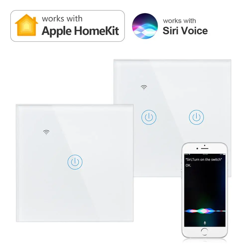 Домашний набор WIFI умный светодиодный светильник переключатель с регулируемой