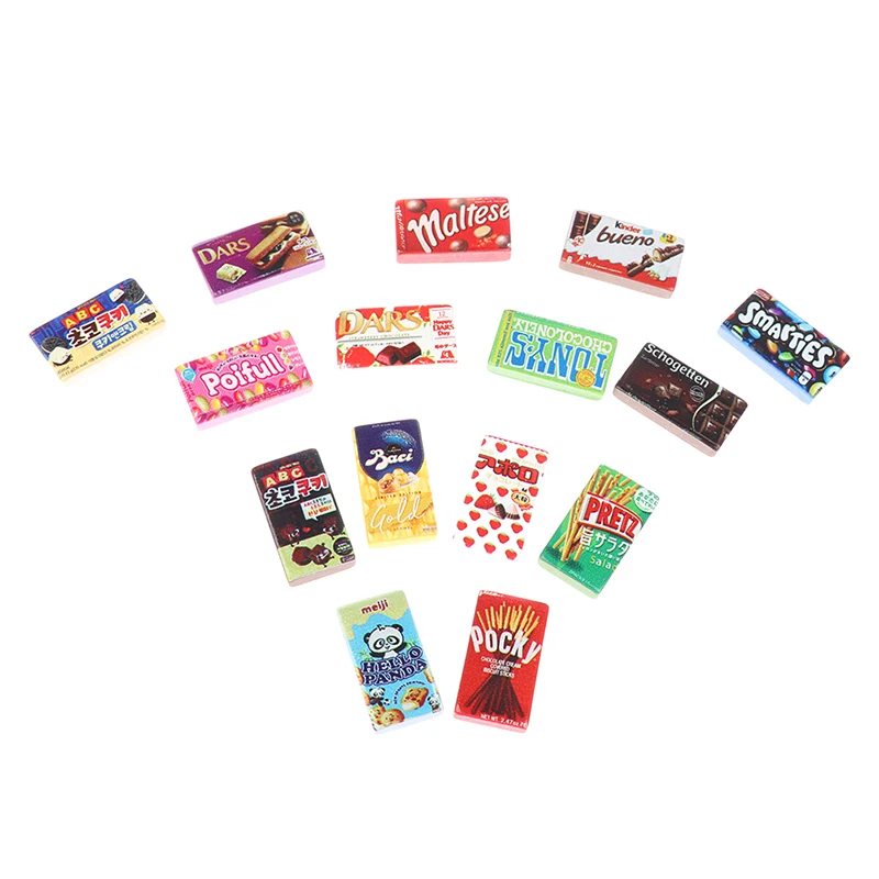 10 шт./лот миниатюрный кукольный домик супермаркет еда резиновые закуски декор