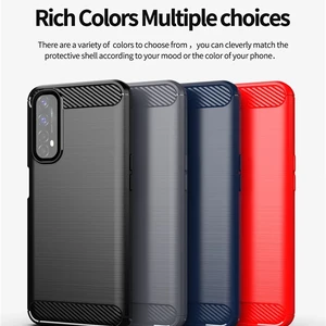 Carbon Fiber Case For Realme Narzo 30 Cover For Realme Narzo 30 Funda
Coque Soft Silicone Phone Bumper For Realme Narzo 30 4G