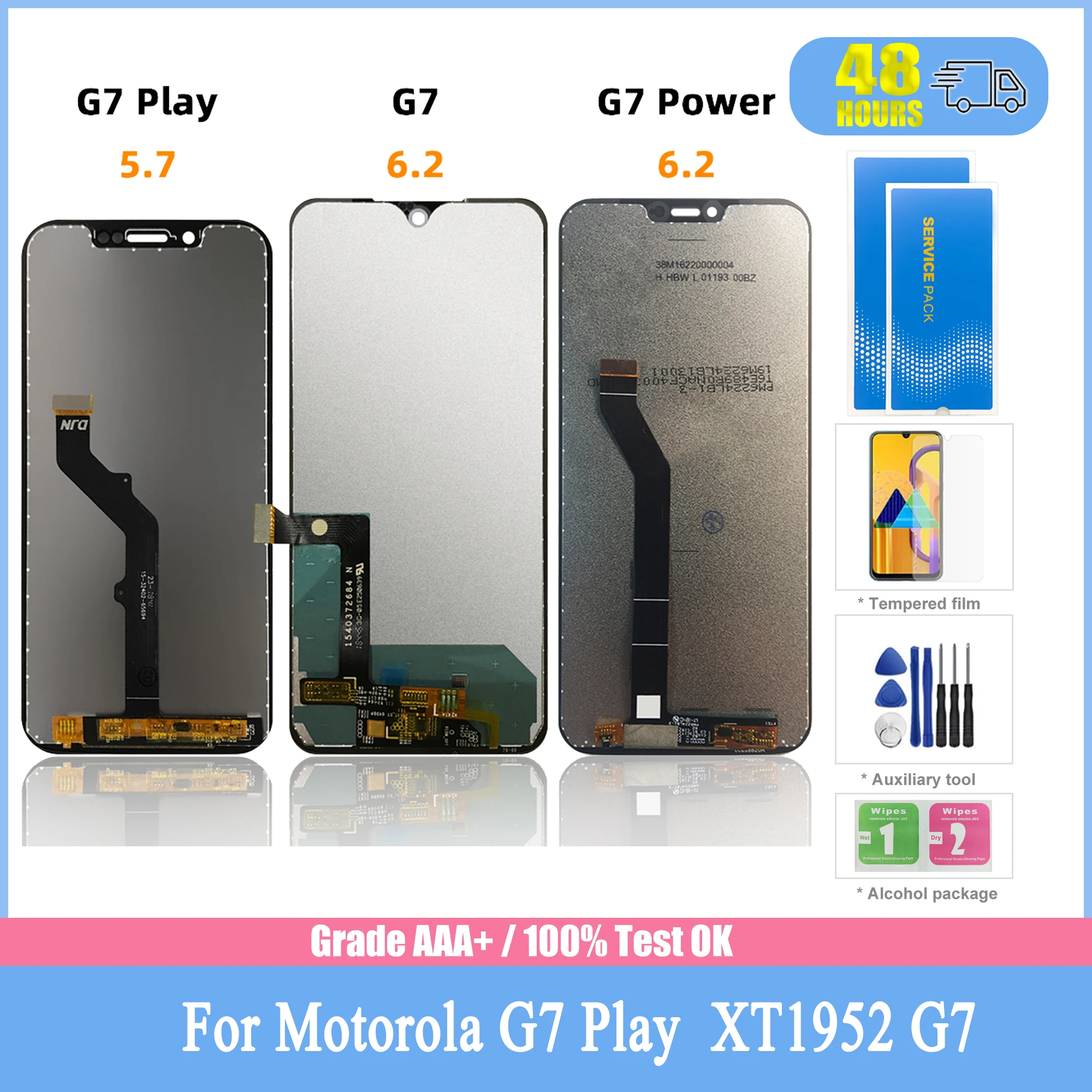 

Сенсорный ЖК-дисплей для Motorola Moto G7, сенсорный экран, сенсорная панель, дигитайзер