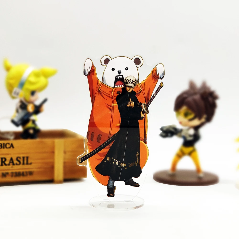 Одна деталь Трафальгар Ло и Bepo ВЧ фигурка на акриловой подставке модель пластина