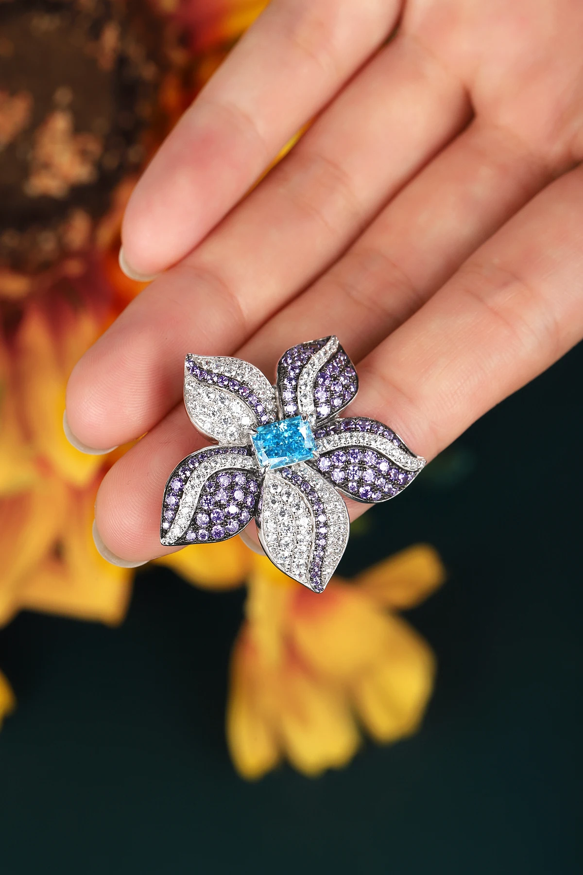 

Trendy Best Quality Brooch Pin Handmade Jewelry Flower Brooch For Women Wedding Dress Kольцо женское Jewelry