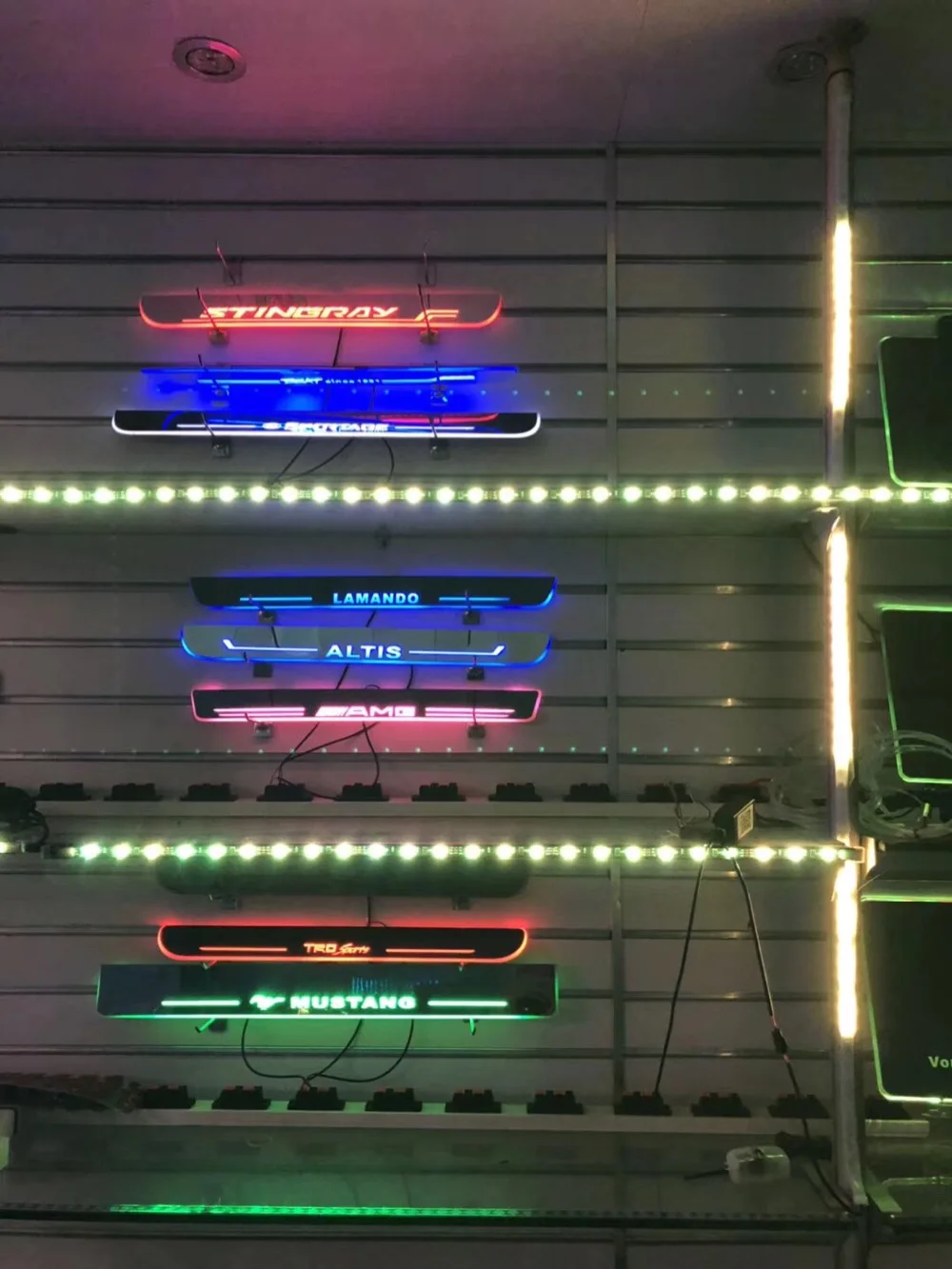 

Led Moving Light Scuff Plate for Kia Ceed Gt Daynamic Door Sill Welcome Plate Mouldings Plate