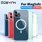 Оригинальный чехол для телефона Magsafe для iPhone 12, 11 Pro Max, 12 Mini 5G, поддержка беспроводной зарядки, задняя крышка для iPhone X, XS, Max, XR