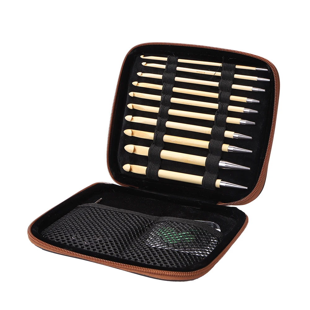 

Needles Stitches Knitting Craft Case Crochet Weaving Tools Detachable Knitting Needles Hooking Set DIY Sweater Carpet