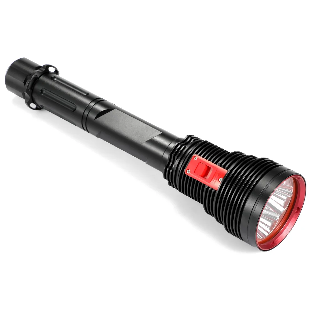 Preise Neue Leistungsstarke 4 X XHP70.2 Hohe Lumen LED Tauchen Taschenlampe Unterwasser Dive Taschenlampe 200M Wasserdichte Taktische Tauch Lichter