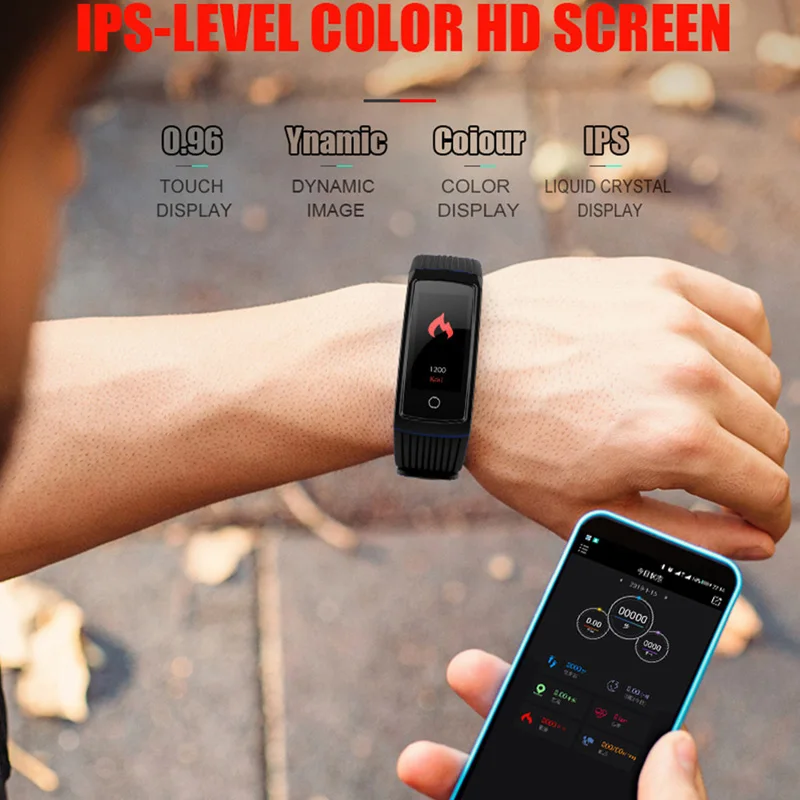 Фитнес-браслет Ip67 водонепроницаемый спортивный смарт-браслет шагомер