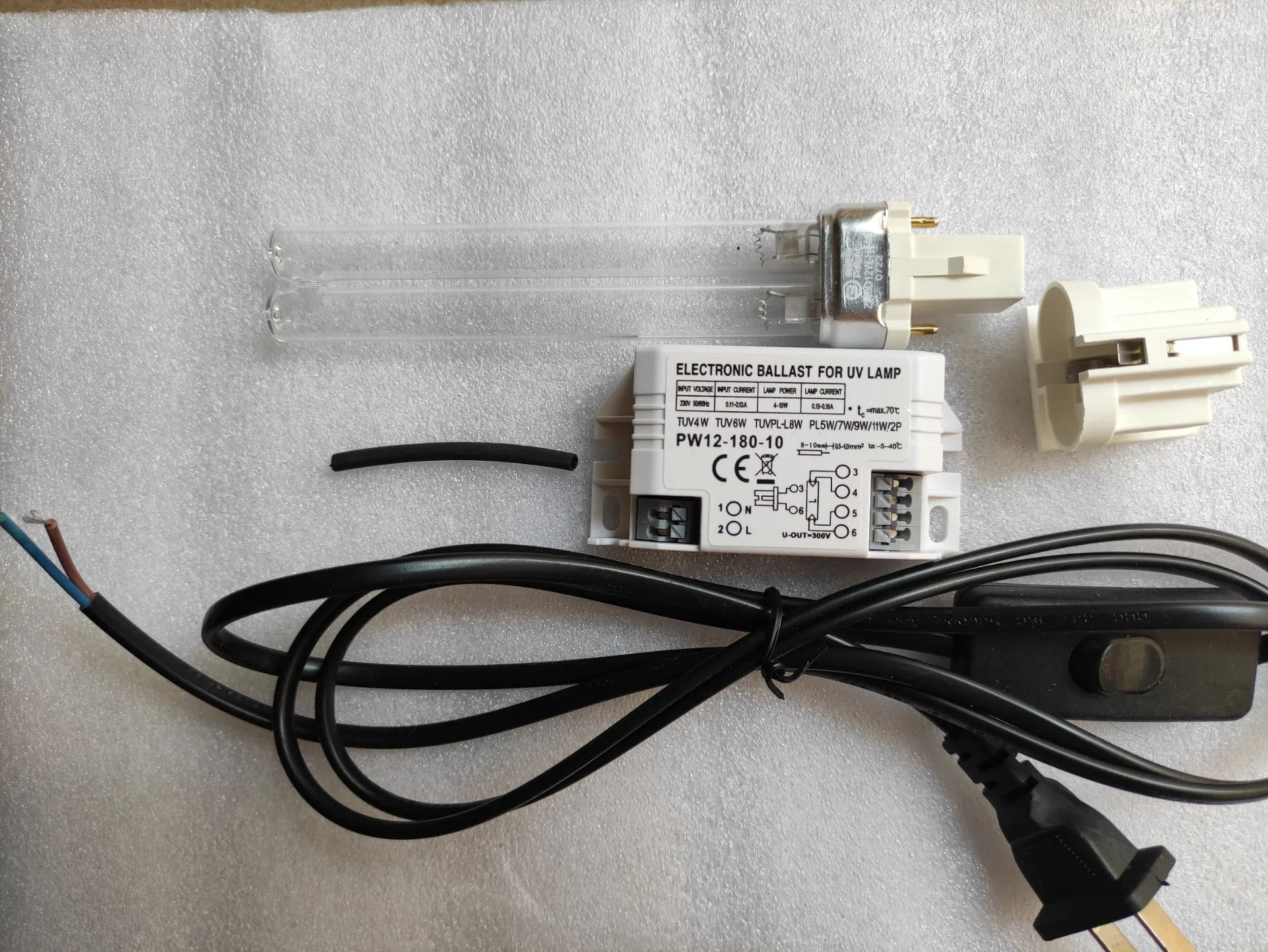 UVC-9W Shelllight ультрафиолетовая лампа для дезинфекции ZW9D12W-H145 9W электронного типа (с