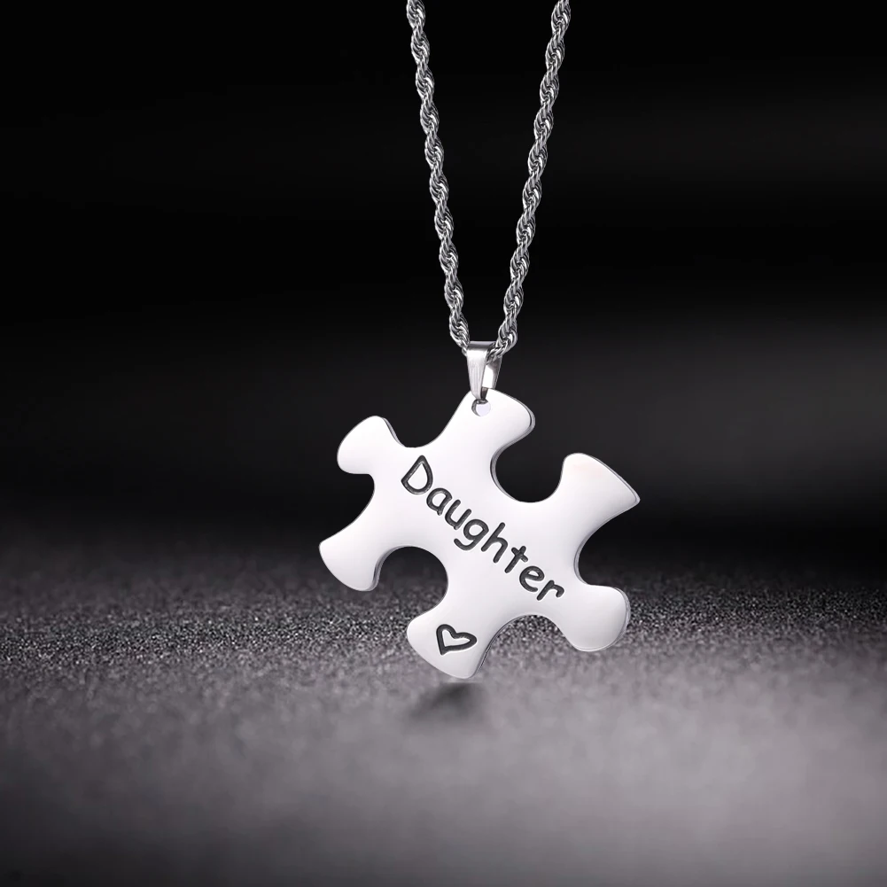 Fishhook новая мать любовь дочь семья головоломки из нержавеющей стали для женщин