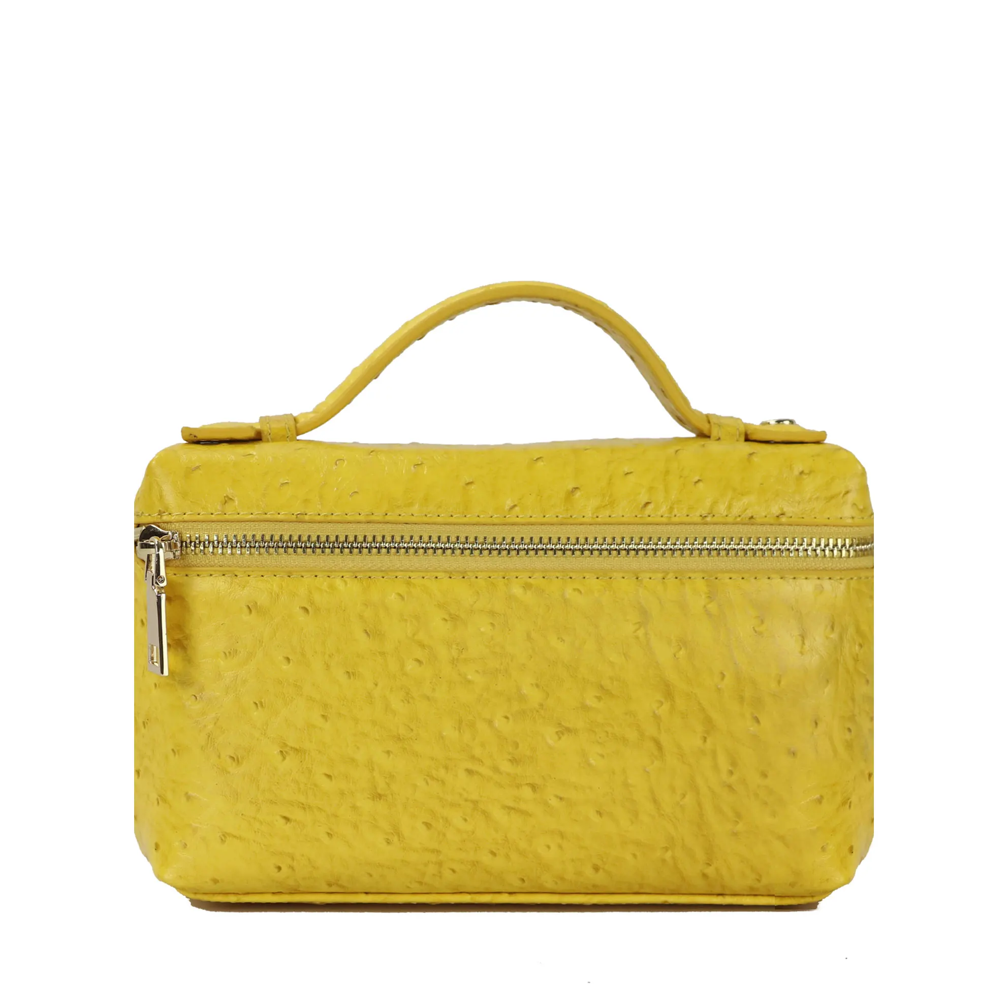 yellow Новая модная дизайнерская сумка из тисненой кожи страуса, переносная сумка, маленький клатч, дамская сумочка, кошелек - Цвет: yellow