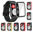 Цветной чехол для часов из ТПУ, 1 шт., защитный бампер на весь экран для умных часов Huawei