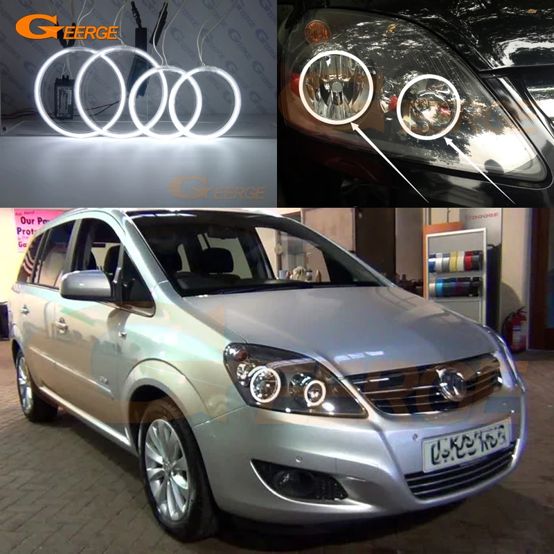 Для Vauxhall Zafira MK II B 2005-2014 Отличный ультра яркий CCFL ангельские глазки набор колец