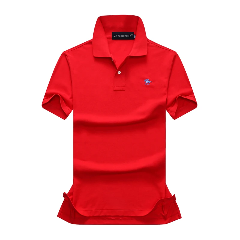 Рубашка поло мужская с отложным воротником хлопок 100% короткий рукав