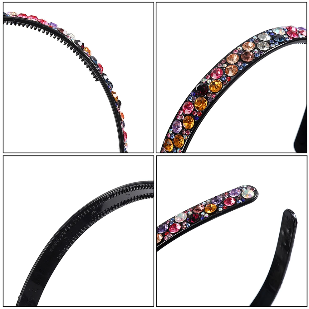 

Molans New Crystal Headbands Fashion Hair Hoop Bands Bezel Rhinestones Hairbands Women Hair Accessories Female Headdress