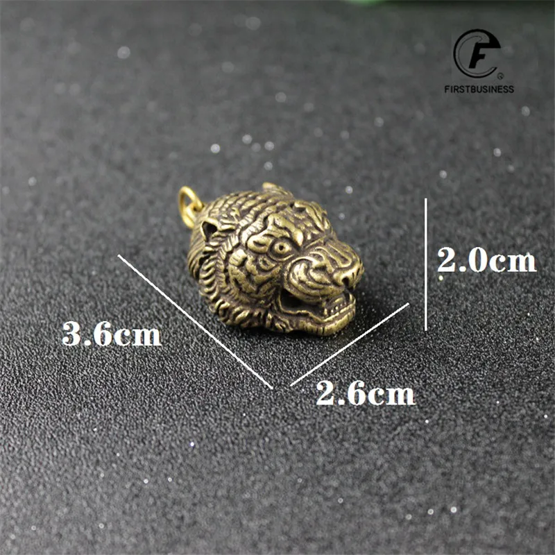 Медная голова тигра украшения для дома винтажные латунные Металлические